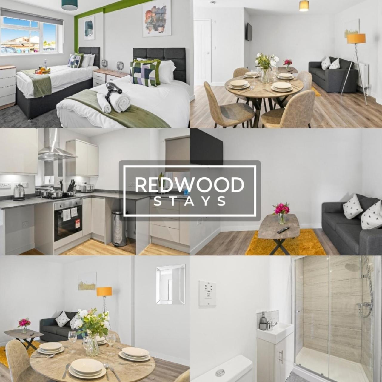 פארנבורו Quality 1 Bed 1 Bath Apartments For Contractors By Redwood Stays מראה חיצוני תמונה