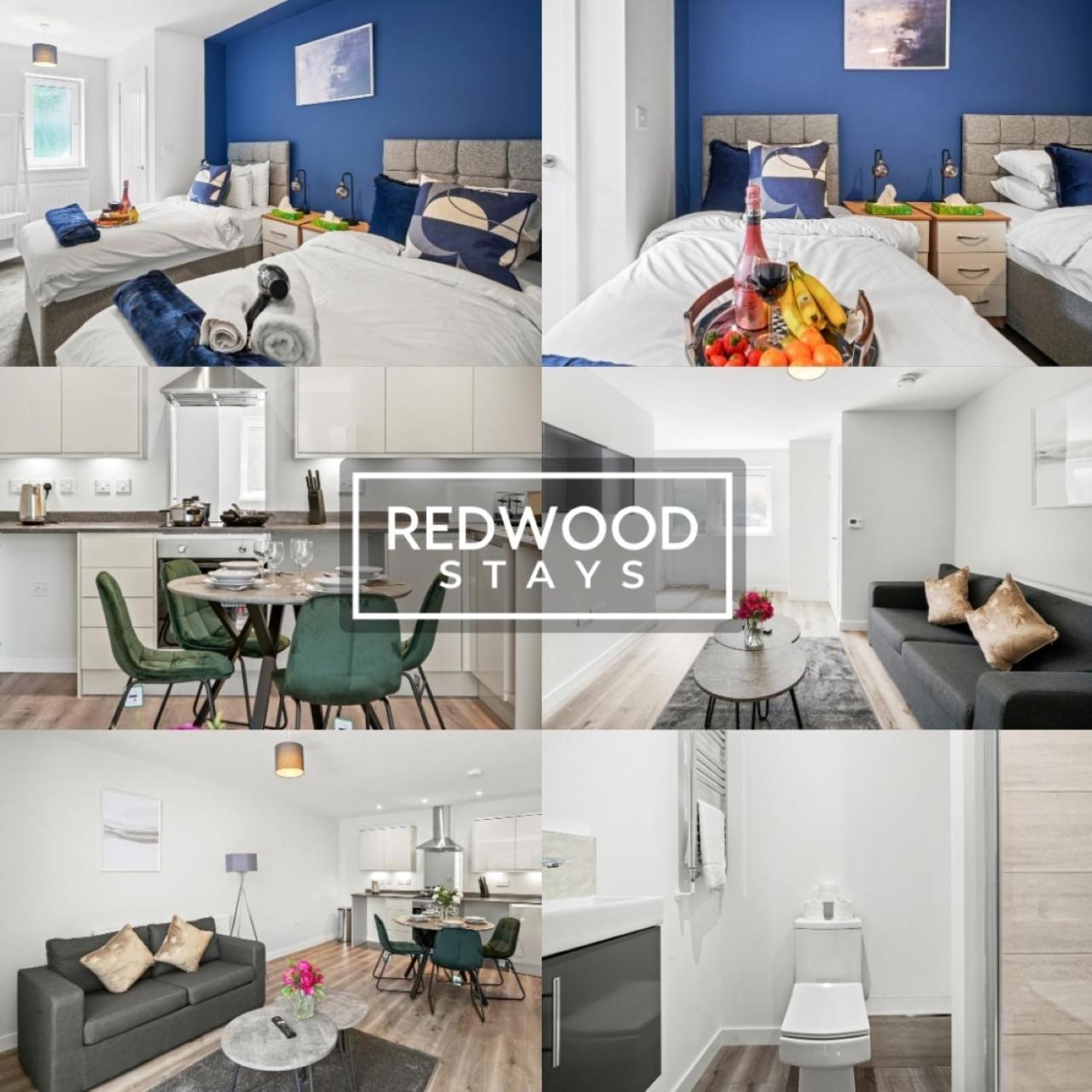 פארנבורו Quality 1 Bed 1 Bath Apartments For Contractors By Redwood Stays מראה חיצוני תמונה